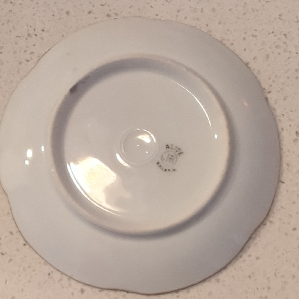 White Porcelain Small Plate Alice HR